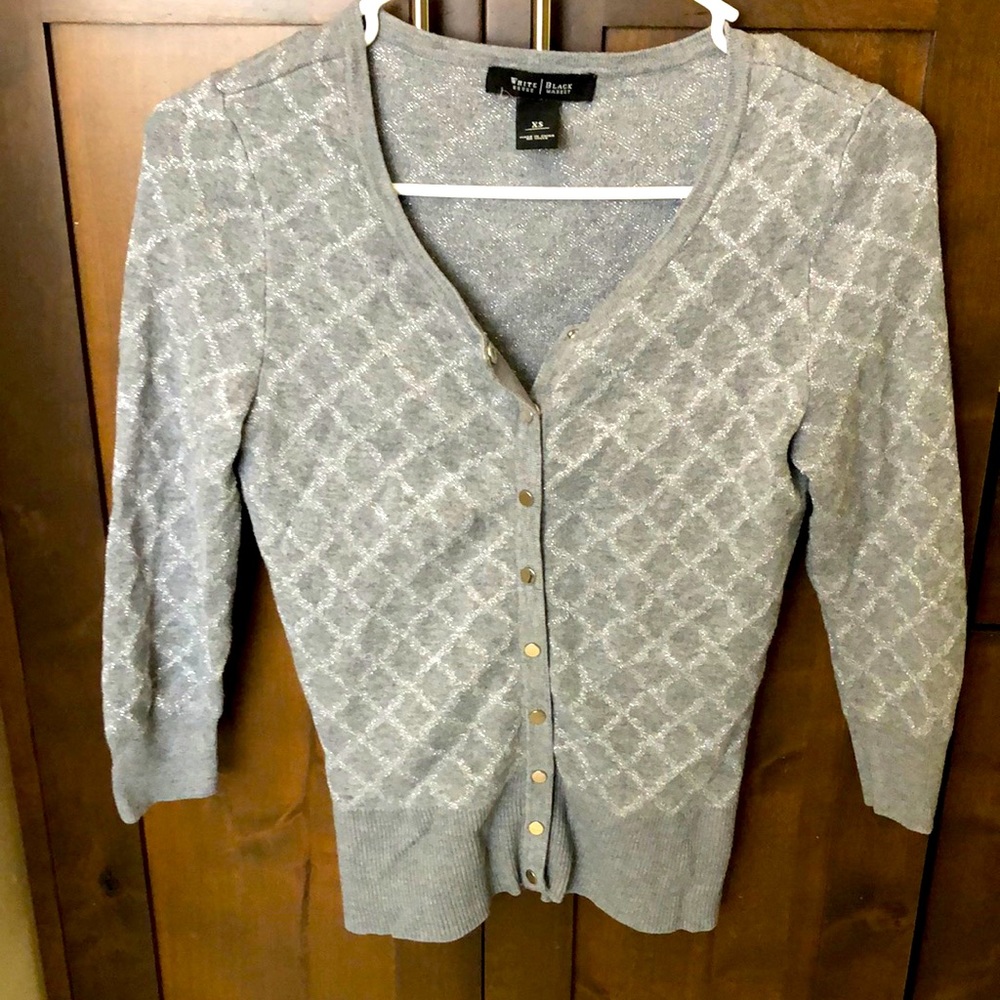 XS WHBM Women’s Snap Front Sweater